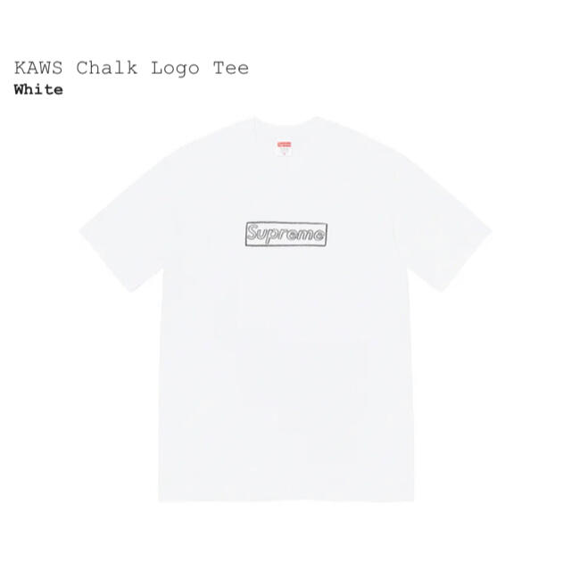 XL Supreme Kaws Chalk Box Logo Tee - Tシャツ/カットソー(半袖/袖なし)