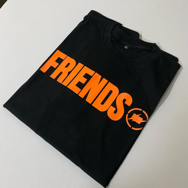 VLONE×FRAGMENT FRIENDS BLACKxORANGE XL