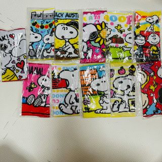 スヌーピー(SNOOPY)のハンカチ　11枚セット　スヌーピー　SNOOPY ミニタオル　コットン(ハンカチ)