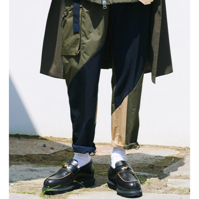 sacai Hank Willis Thomas Solid Mix Pants