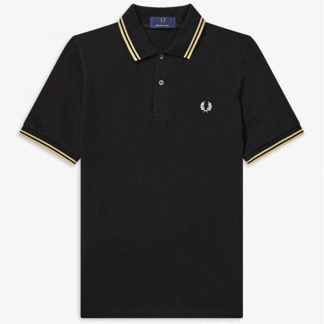 FRED PERRY(フレッドペリー)のThe Fred Perry Shirt - M12 ポロシャツ 黒金　42   メンズのトップス(ポロシャツ)の商品写真