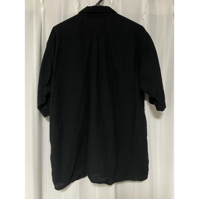 COMOLI(コモリ)のCOMOLI コモリ ベタシャン オープンカラー シャツ ブラック　3 メンズのトップス(シャツ)の商品写真