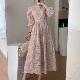 ジルバイジルスチュアート(JILL by JILLSTUART)の週末限定総レース ワンピース ドレス(ロングワンピース/マキシワンピース)