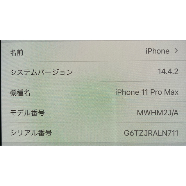 iPhone 11 Pro Max 256G (SIMフリー)