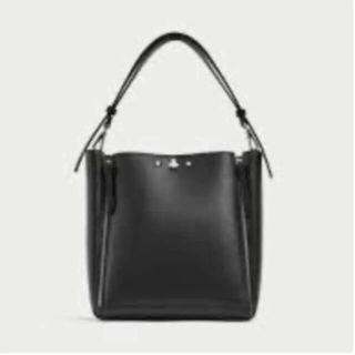 ザラ(ZARA)のZARA  ショルダーバッグ　トートバッグ　ブラック　ポーチ付き(トートバッグ)