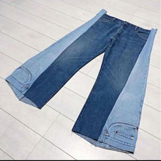 リーバイス(Levi's)の再構築 リーバイス ドッキング ゆったり ワイド デニム ジーンズ ジーパン(デニム/ジーンズ)