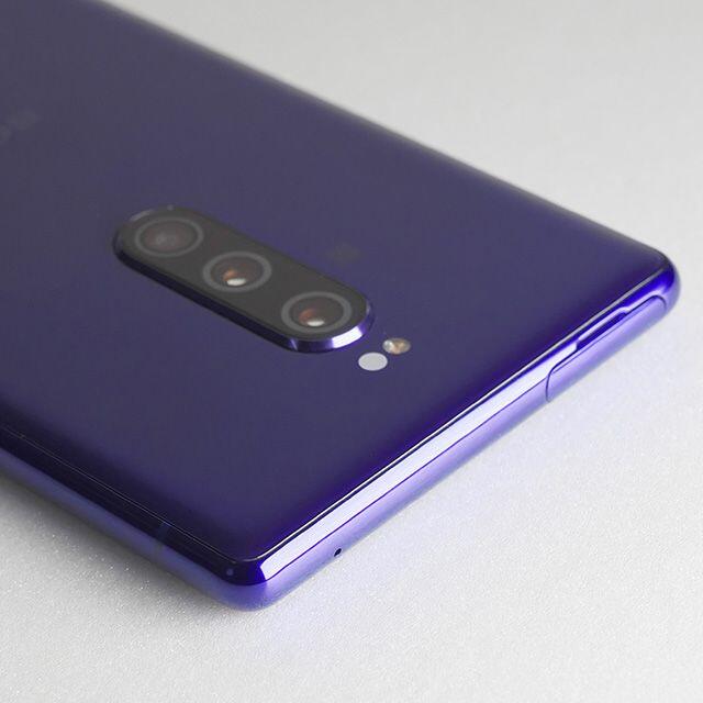 美品SOV40 SONY Xperia 1 パープル