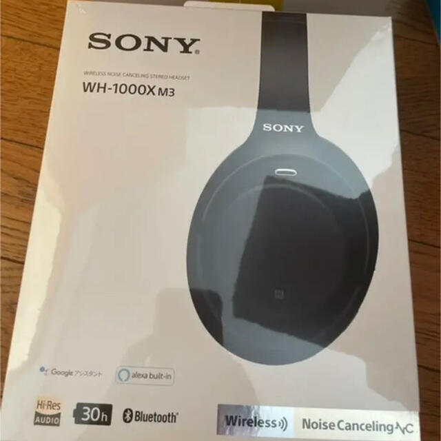 SONY WH-1000X M3 （B）ノイズキャンセリングヘッドホン　新品SONY