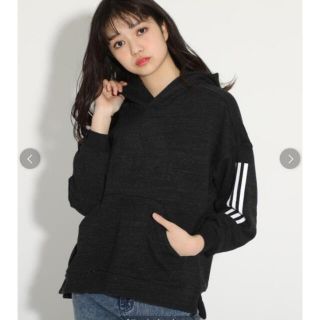 ピンクラテ(PINK-latte)の（新品）ピンクラテ　【adidas/アディダス】 ロゴ型押しフードトップス(その他)