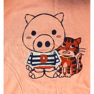 ドラッグストアーズ(drug store's)のdrug store's ♪ブタちゃん🐖&ねこチャン🐈Tシャツ(Tシャツ(半袖/袖なし))