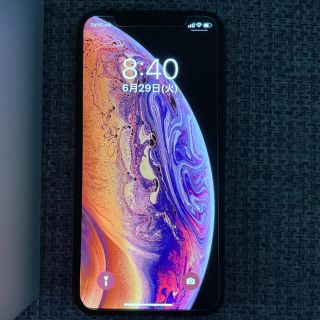 iPhone XS 64GB  SIMフリー　スペースグレー(スマートフォン本体)