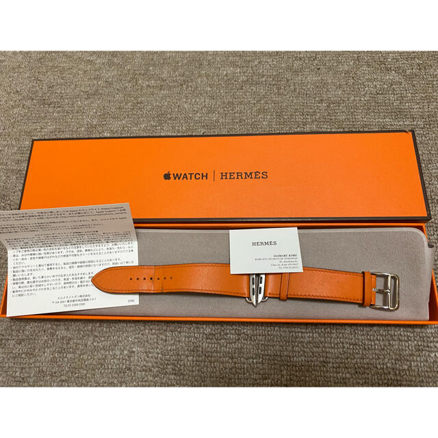 Hermes(エルメス)のエルメス　アップルウォッチレザーベルト メンズの時計(レザーベルト)の商品写真