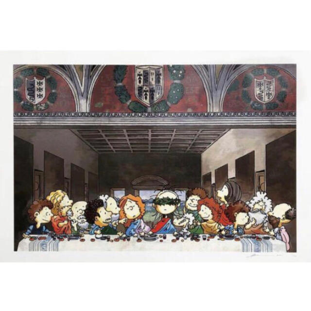 最後の晩餐 細川雄太 シルクスクリーン エンタメ/ホビーの美術品/アンティーク(版画)の商品写真