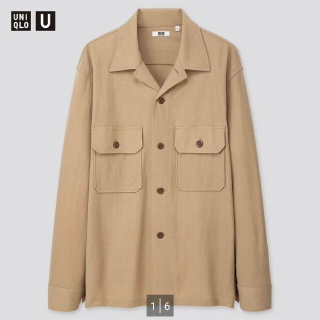 UNIQLO(ユニクロ)のユニクロＵ  ミリタリージャージーシャツ メンズのトップス(シャツ)の商品写真