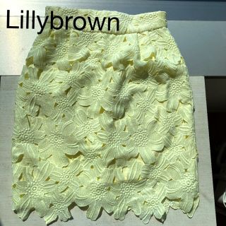 リリーブラウン(Lily Brown)の★完全赤字ゲリラSALE★【美品☆】リリーブラウン　スカート♡(ひざ丈スカート)