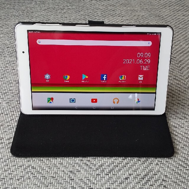 【SIMフリー】10.1インチタブレット Qua tab 02 ケース付