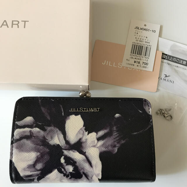 JILLSTUART(ジルスチュアート)のだくま様専用　ジルスチュアート二つ折り口金財布　ブラック レディースのファッション小物(財布)の商品写真