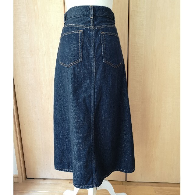 GU(ジーユー)のデニム　ロングスカート　GU レディースのスカート(ロングスカート)の商品写真