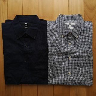 ユニクロ(UNIQLO)のUNIQLO　シャツ　半袖　スリムフィット　メンズ(シャツ)