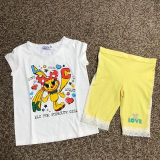 ケーエルシー(KLC)の未使用　120-130 KLC Tシャツ＆パンツ(Tシャツ/カットソー)