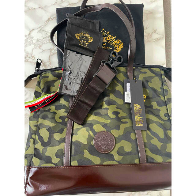Orobianco(オロビアンコ)の新品未使用 orobianco オロビアンコ カモフラ トートバッグ メンズのバッグ(トートバッグ)の商品写真