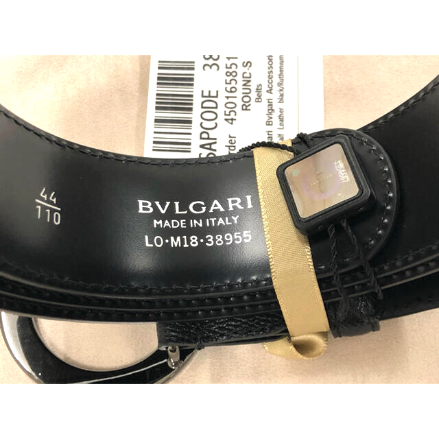 BVLGARI - 未使用 BVLGARI ブルガリブルガリ ベルト ブラックの通販 by