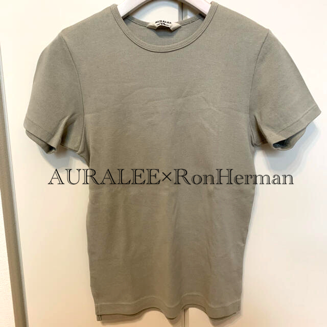 Ron Herman(ロンハーマン)の【超美品】AURALEE×RonHerman Tシャツ レディースのトップス(Tシャツ(半袖/袖なし))の商品写真