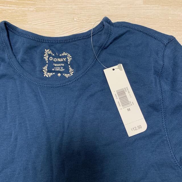 Old Navy(オールドネイビー)の新品⭐︎オールドネイビー紺無地Tシャツ レディースのトップス(Tシャツ(半袖/袖なし))の商品写真