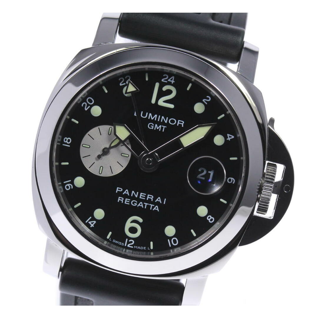 パネライ PANERAI PAM00156 ルミノール GMT レガッタ スモールセコンド デイト 自動巻き メンズ _621120