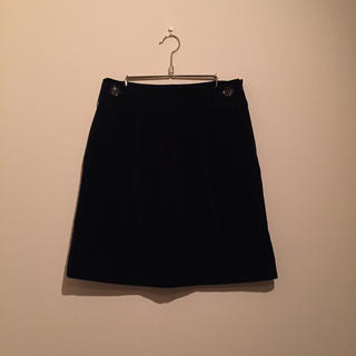 スピックアンドスパン(Spick & Span)の新品✴︎スエード ブロード 台形スカート(ひざ丈スカート)