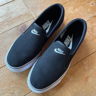 ナイキ(NIKE)の☆美品☆ NIKE スリッポン 23センチ ブラック(スリッポン/モカシン)