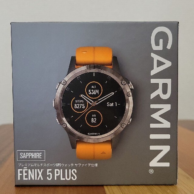 GARMIN fenix 5 Plus Sapphire Ti Gray