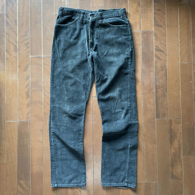 Levi's(リーバイス)の80s Levis 519 1558 黒 ブラック USA w33 コーデュロイ メンズのパンツ(デニム/ジーンズ)の商品写真