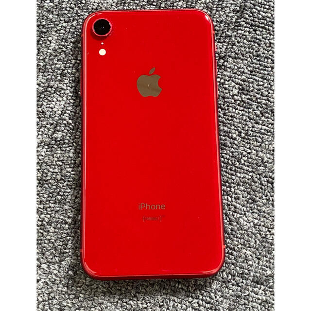 Apple(アップル)のiPhoneXR  red  128GB  simロック解除済 スマホ/家電/カメラのスマートフォン/携帯電話(スマートフォン本体)の商品写真