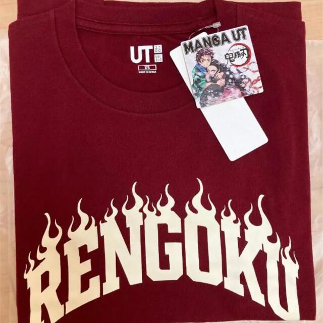 UNIQLO(ユニクロ)の鬼滅の刃 煉獄杏寿郎 Tシャツ ユニクロ【完売品】 エンタメ/ホビーのおもちゃ/ぬいぐるみ(キャラクターグッズ)の商品写真