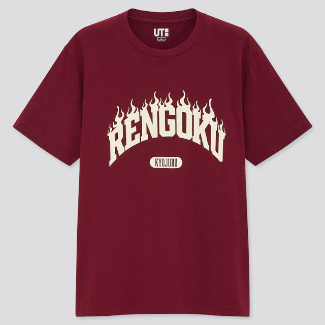 UNIQLO(ユニクロ)の鬼滅の刃 煉獄杏寿郎 Tシャツ ユニクロ【完売品】 エンタメ/ホビーのおもちゃ/ぬいぐるみ(キャラクターグッズ)の商品写真