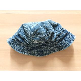 シュプリーム(Supreme)のシュプリーム　Warp Jacquard Denim Crusher M/L(ハット)