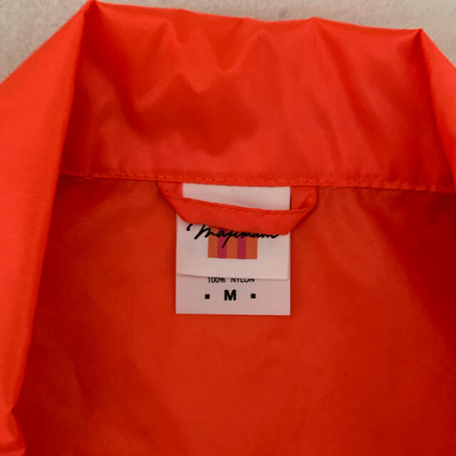 ナイロンパーカー　オレンジ メンズのジャケット/アウター(ナイロンジャケット)の商品写真