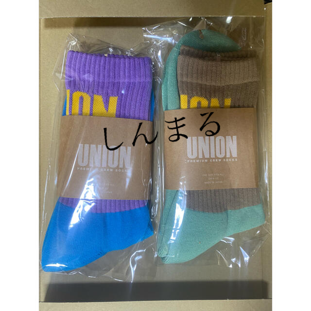 【SET】UNION TOKYO AJ4 COLOR SCHEME SOCKS