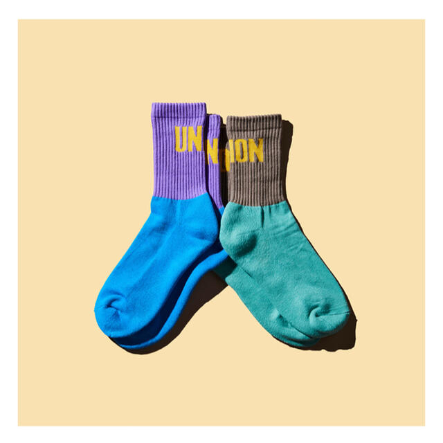 【SET】UNION TOKYO AJ4 COLOR SCHEME SOCKS