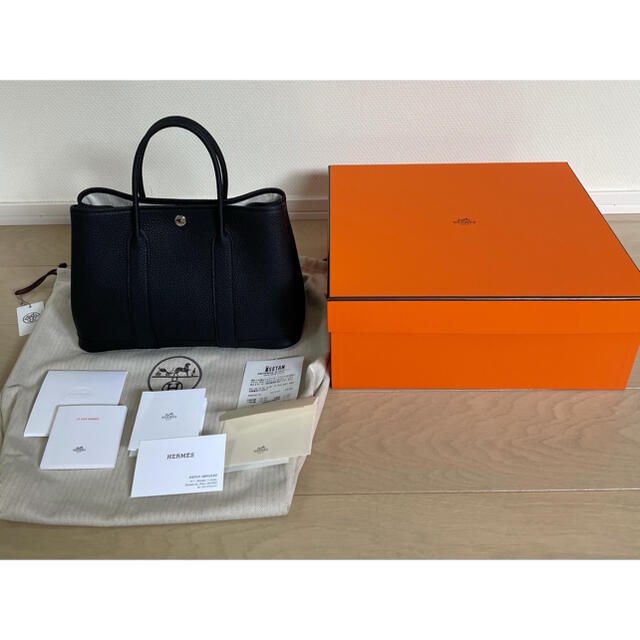 在庫処分大特価!!】 Hermes ガーデンパーティ30 トートバッグ 新品未使用 HERMES エトゥープ ガーデンパーティ