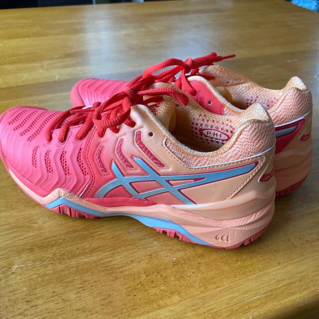 asics(アシックス)のアシックス　テニスシューズ　オムニクレー用　24.5 スポーツ/アウトドアのテニス(シューズ)の商品写真