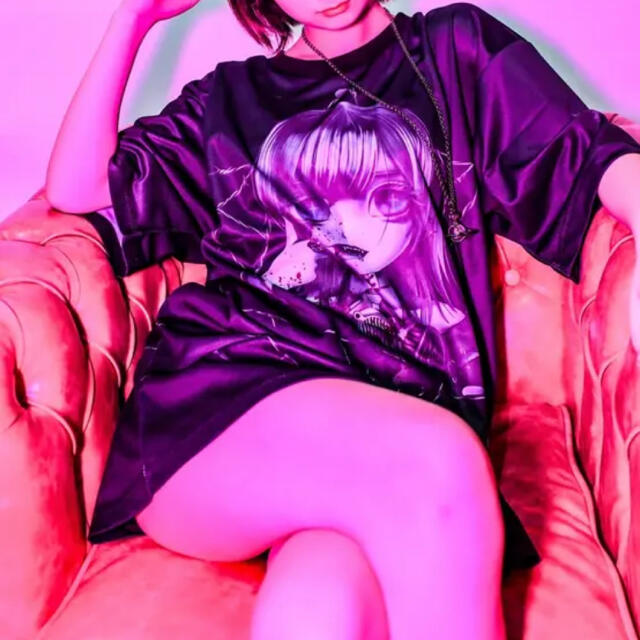 MILKBOY(ミルクボーイ)のMEA × KRY  MAI ルーズシルエット フルグラフィック　BIGT 新品 レディースのトップス(Tシャツ(半袖/袖なし))の商品写真