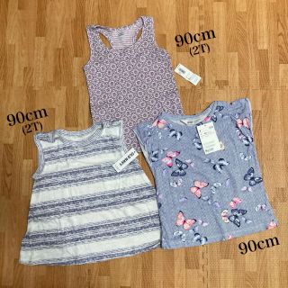 オールドネイビー(Old Navy)のトップス　3枚セット　90cm(Tシャツ/カットソー)