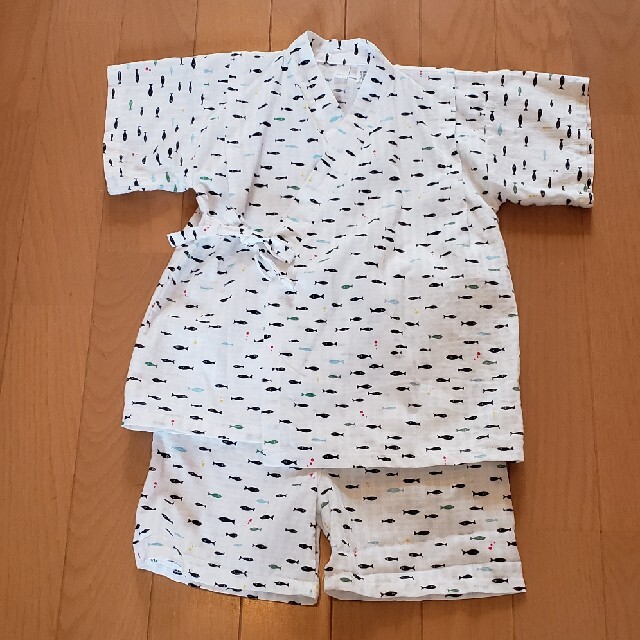 新品❗キッズ☆甚平 キッズ/ベビー/マタニティのキッズ服男の子用(90cm~)(甚平/浴衣)の商品写真