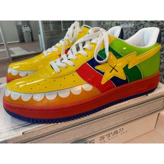 アベイシングエイプ(A BATHING APE)のAPE KAWS CHOMPERS BAPESTA RAINBOW 1 US12(スニーカー)