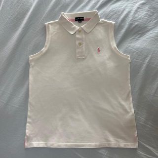 ラルフローレン(Ralph Lauren)の美品❗️ ラルフローレン　ノースリーブポロシャツ　160㎝(Tシャツ/カットソー)