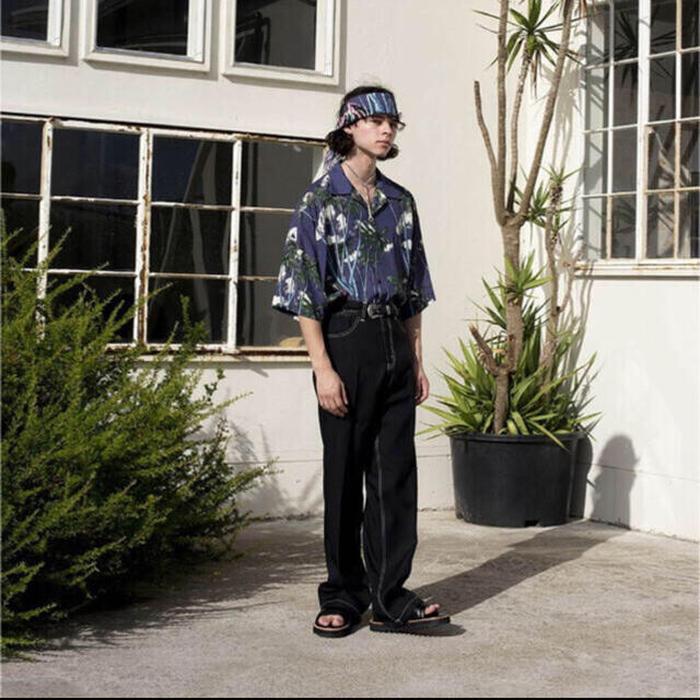 DAIRIKU Aloha shirt Black 20ss ダイリク アロハ