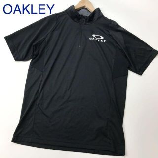 オークリー(Oakley)の難あり OAKLEY オークリー モックネック シャツ ブラック BLACK(ウエア)