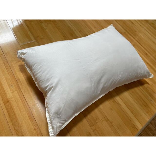ピローケース（枕カバー） 43×63cm フフラ：レモンイエロー インテリア/住まい/日用品の寝具(枕)の商品写真